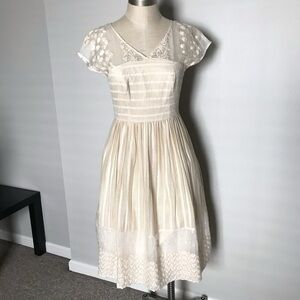 Anthropology Moulinette Soeurs lace Poema dress